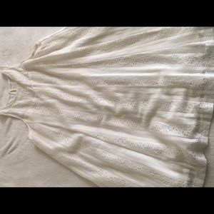 White lace summer dress, Size M